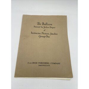 The Balloon by Julien Dupre,  12.5 X 9.75”